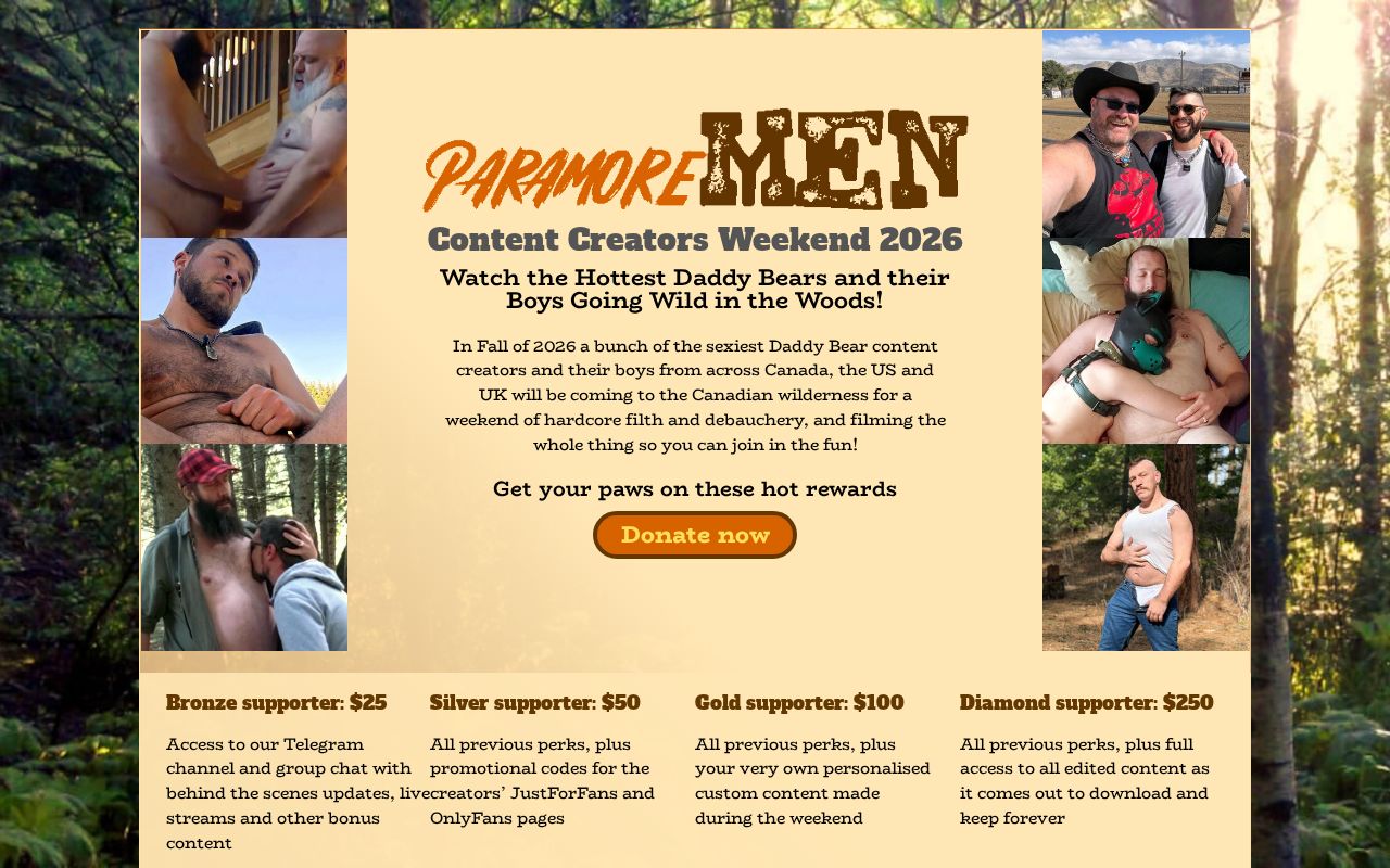 Paramore Men Weekend 2026